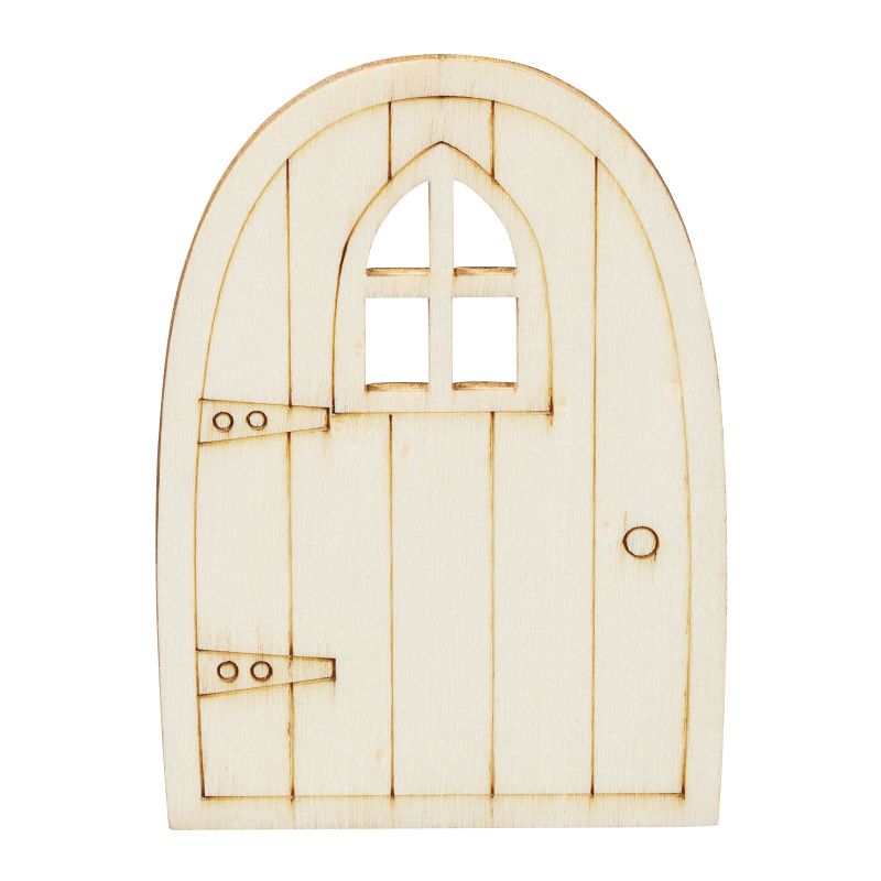 wooden fairy door